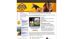 Desktop Screenshot of horseflaxoil.co.uk